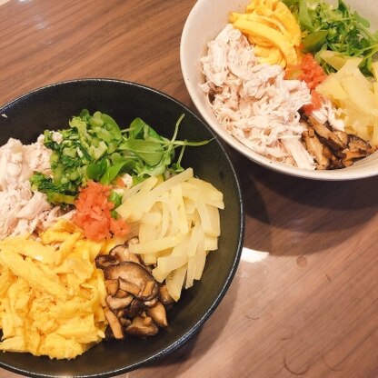 ずっと食べてみたいなと思っていた鶏飯。さっぱりするすると食べられました！レシピありがとうございました♪